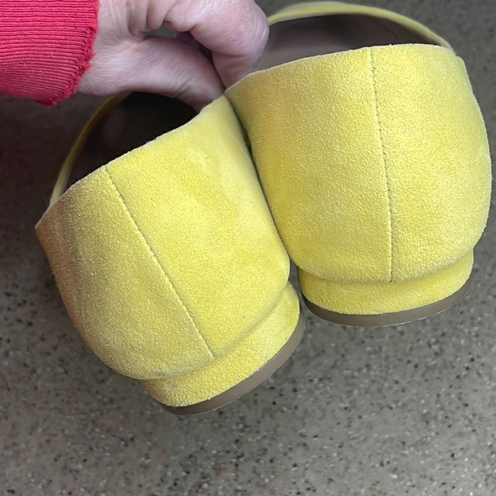 Steven New York Bantry Yellow Suede Flats sz 8 - Picture 10 of 10